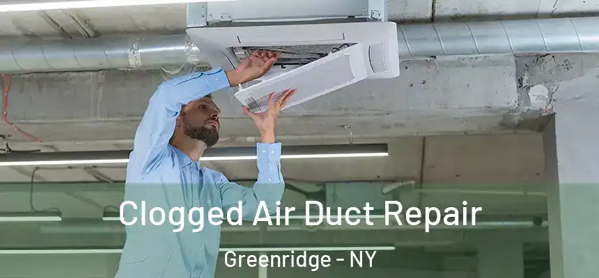  Clogged Air Duct Repair Greenridge - NY