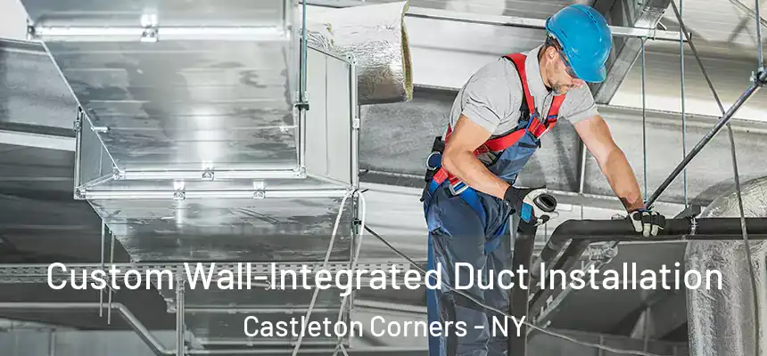 Custom Wall-Integrated Duct Installation Castleton Corners - NY