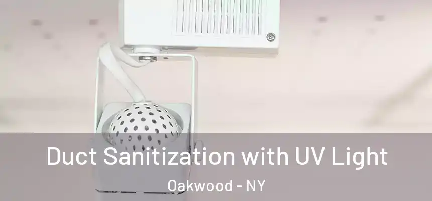 Duct Sanitization with UV Light Oakwood - NY