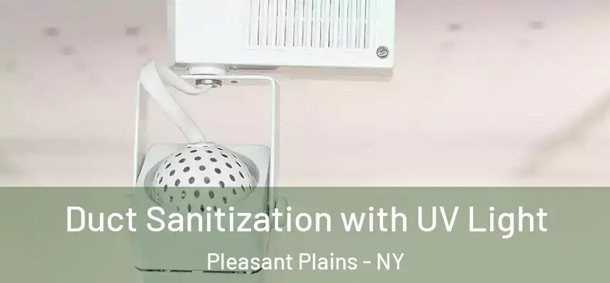 Duct Sanitization with UV Light Pleasant Plains - NY