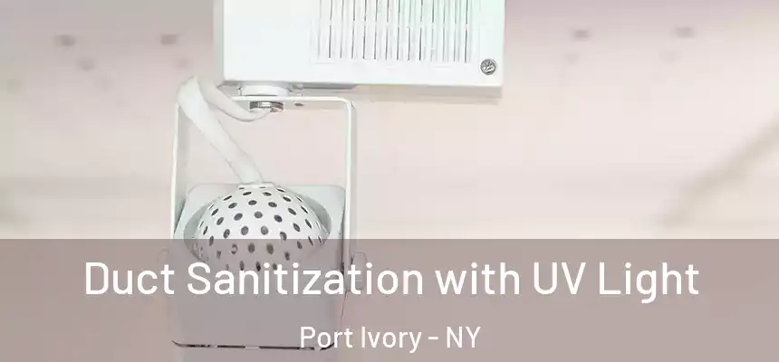 Duct Sanitization with UV Light Port Ivory - NY