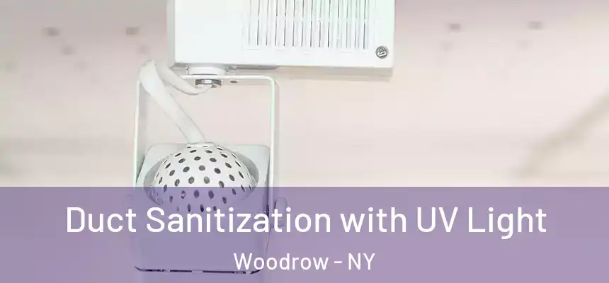 Duct Sanitization with UV Light Woodrow - NY