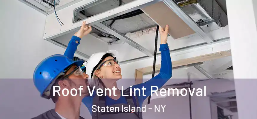 Roof Vent Lint Removal Staten Island - NY