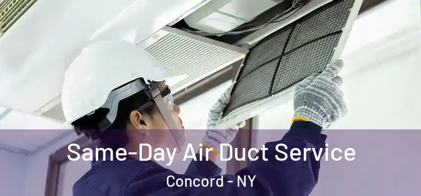 Same-Day Air Duct Service Concord - NY